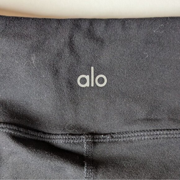 Alo Moto Legging Womens Size XS Yoga Athleisure Black - Picture 3 of 8